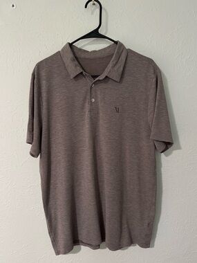 Vuori Knit Twill Polo Shirt Men's Size L